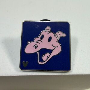 💜3/$15 DISNEY TRADING PIN Pink Dragon Enamel Pin on Navy Square